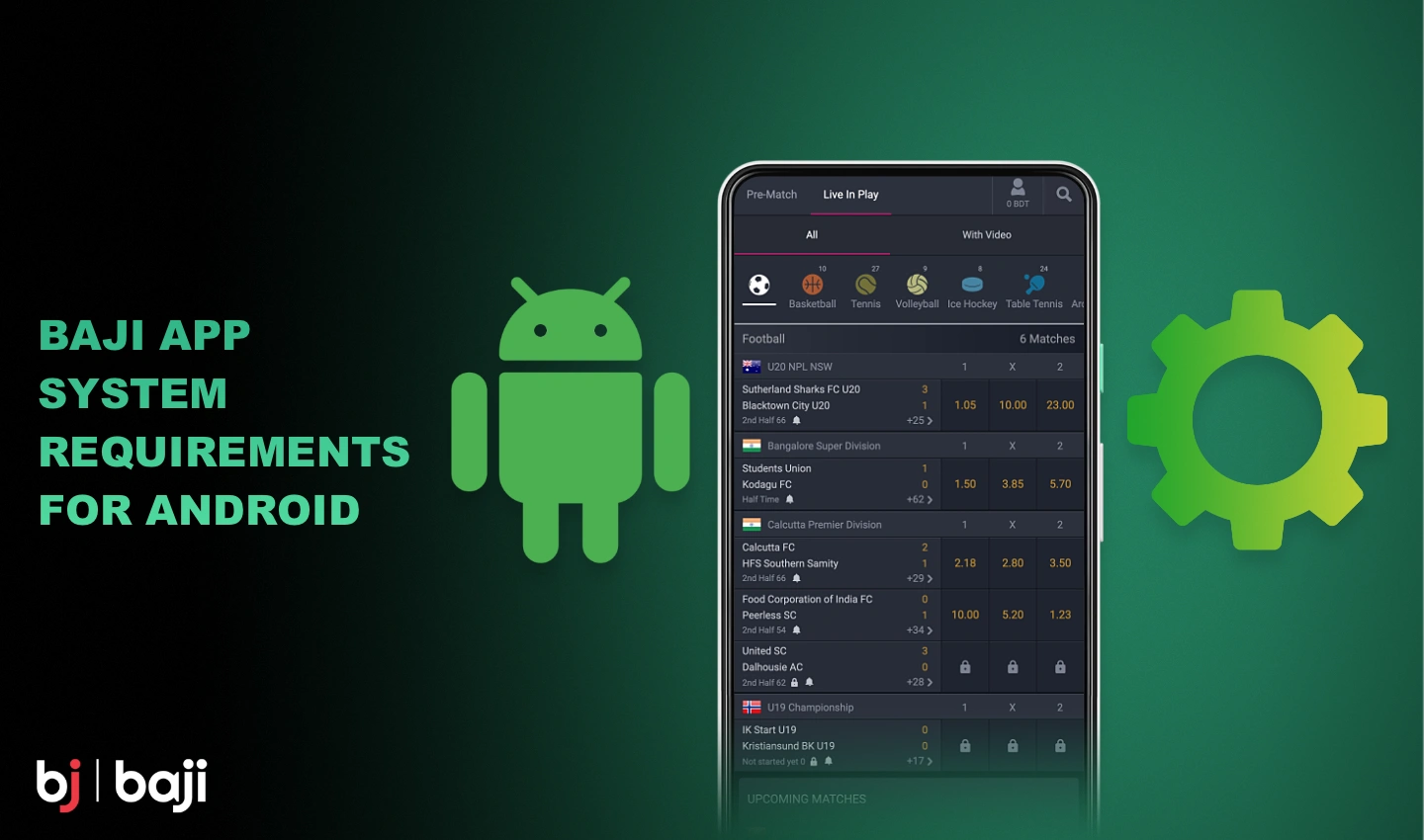 Android के लिए Baji ऐप की सिस्टम आवश्यकताएँ