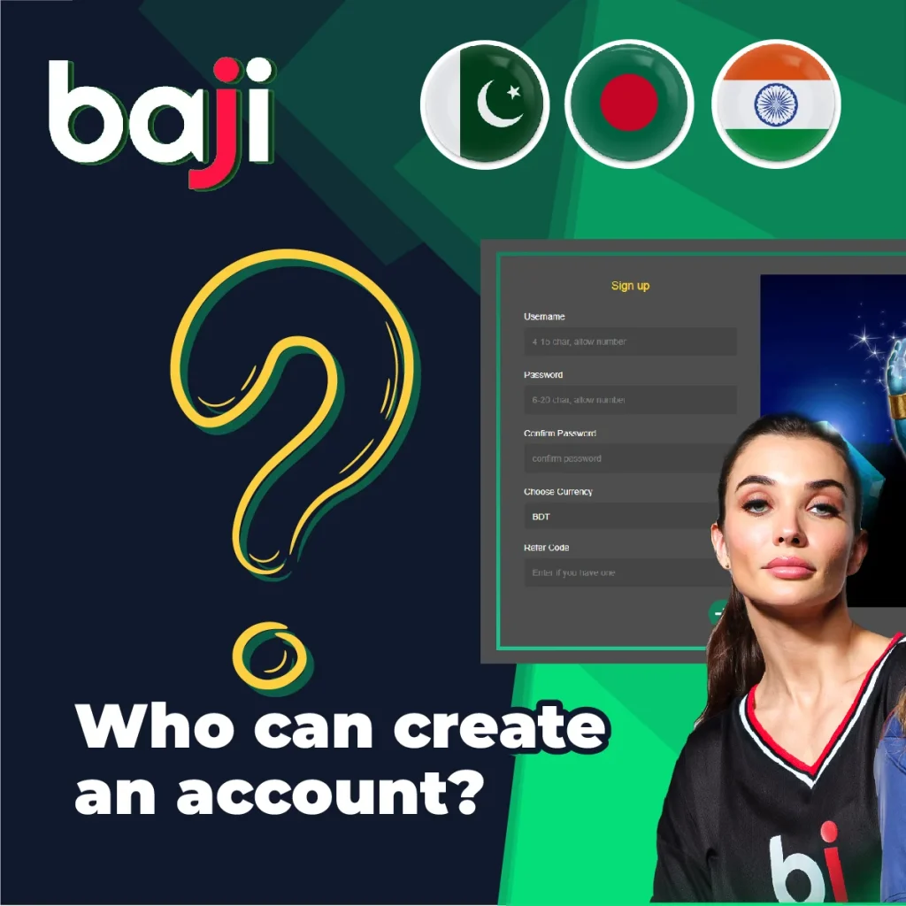 যারা একটি অ্যাকাউন্ট তৈরি করতে পারেন